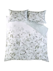 Designers Guild Set of 2 Platinum Silver Fleur Blanche 250 Thread Count Pillowcase - Image 4 of 8