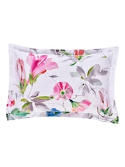 Designers Guild Set of 2 Fuchsia Pink Japanese Magnolia 200 Thread Count Pillows - Image 6 of 8