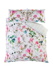 Designers Guild Set of 2 Fuchsia Pink Japanese Magnolia 200 Thread Count Pillows - Image 7 of 8