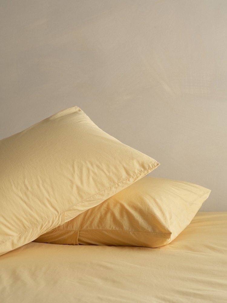 Bedfolk Relaxed Cotton Pillowcases Pair - Image 1 sur 5