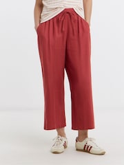 Portocaliu - Fustă pantaloni Jd Williams din amestec cu in cu croi larg - Imaginea 2 din 4