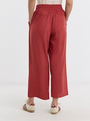 Portocaliu - Fustă pantaloni Jd Williams din amestec cu in cu croi larg - Imaginea 3 din 4