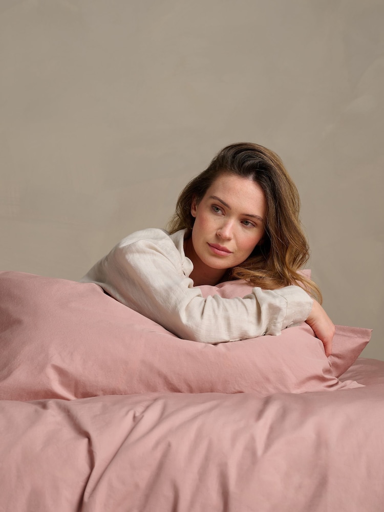 Bedfolk Relaxed Cotton Pillowcases Pair - Image 2 sur 4