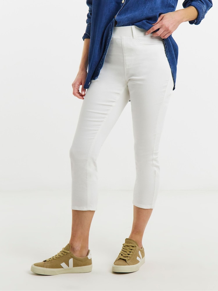 Weiß - JD Williams Skinny Crop Leggings - Bild 3 von 3