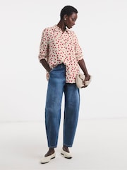 JD Williams Cream Printed Shirt - Image 1 of 4