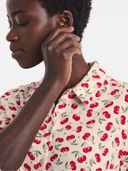 JD Williams Cream Printed Shirt - Image 4 of 4