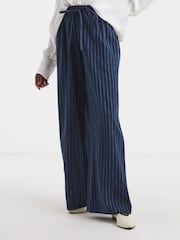 JD Williams Stripe Linen Mix Trousers - Bild 1 von 4