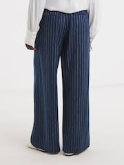 JD Williams Stripe Linen Mix Trousers - Bild 2 von 4