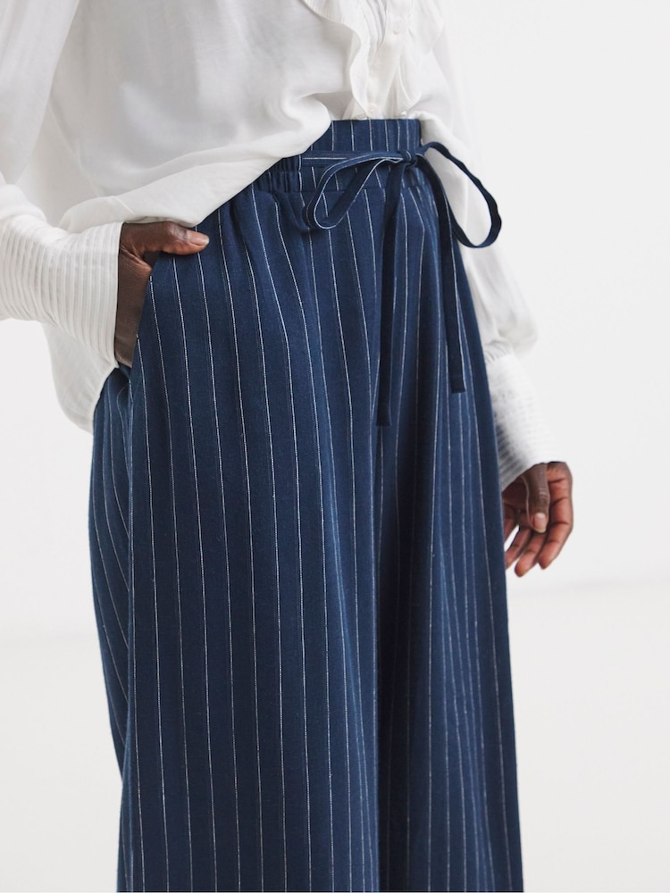 JD Williams Stripe Linen Mix Trousers - Bild 4 von 4