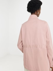 JD Williams Pink Stretch Utility Jacket - Image 2 of 4