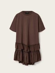 AllSaints Brown Feyre Dress - Image 6 of 6