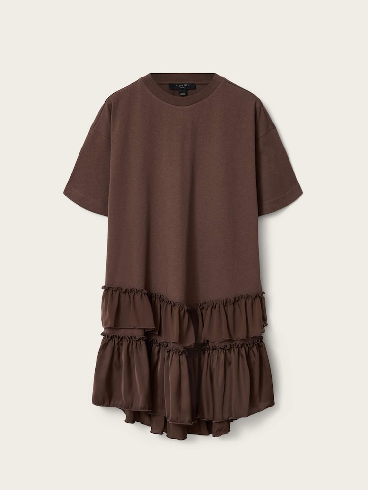 AllSaints Brown Feyre Dress - Image 6 of 6 AllSaints Brown Feyre Dress - Image 6 of 6