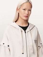 AllSaints White Dreamer Amphia Hoodie - Image 5 of 7