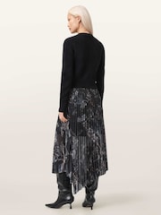 AllSaints Black Donatella Dress - Image 2 of 7