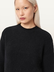 AllSaints Black Donatella Dress - Image 6 of 7