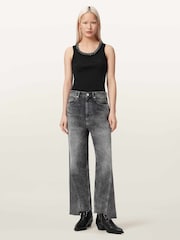 AllSaints Black Lucy Tank - Image 3 of 7