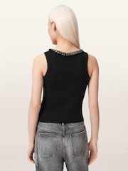 AllSaints Black Lucy Tank - Image 6 of 7