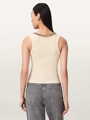 AllSaints Off White Lucy Tank - Image 5 of 6