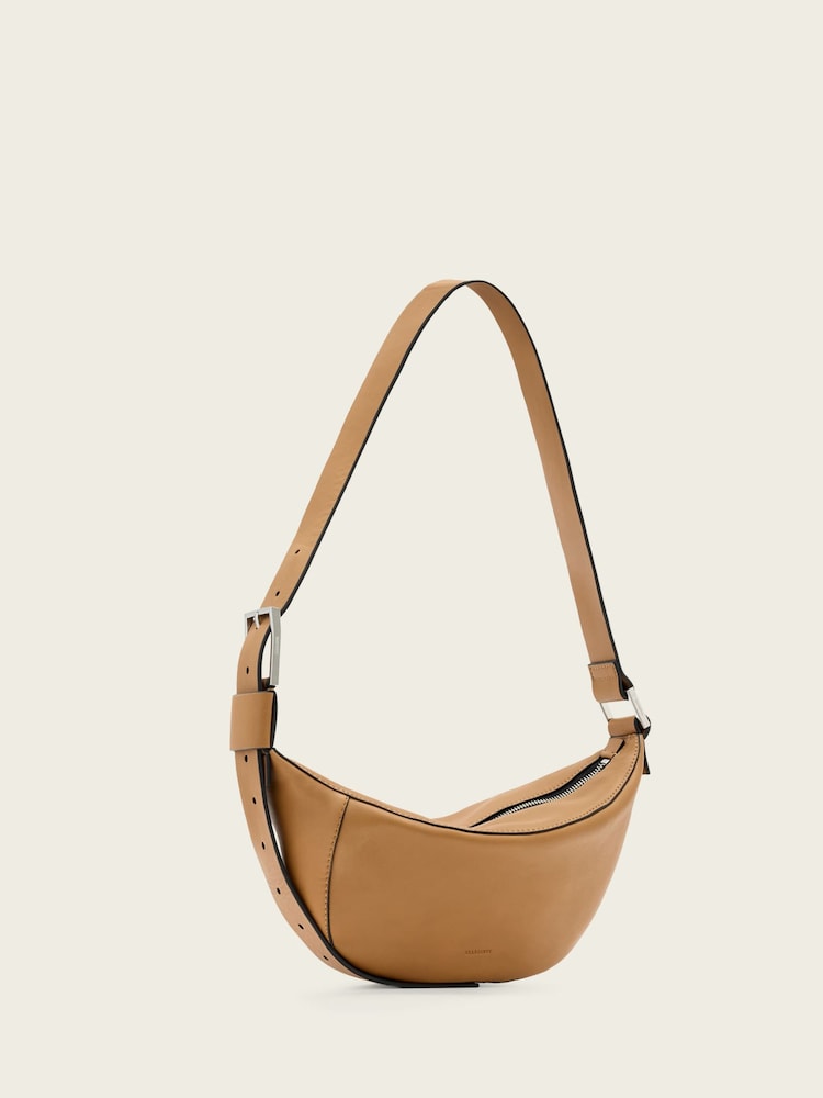 AllSaints Tan Luna Cross-Body Bag - Image 2 of 4