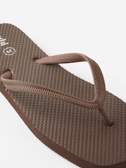 Cotton On Brown Square Toe Flip Flops - Image 4 of 4