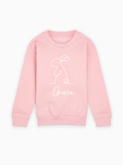 Personalised Easter Bunny Outline Sweatshirt by Dollymix - Image 1 of 4
