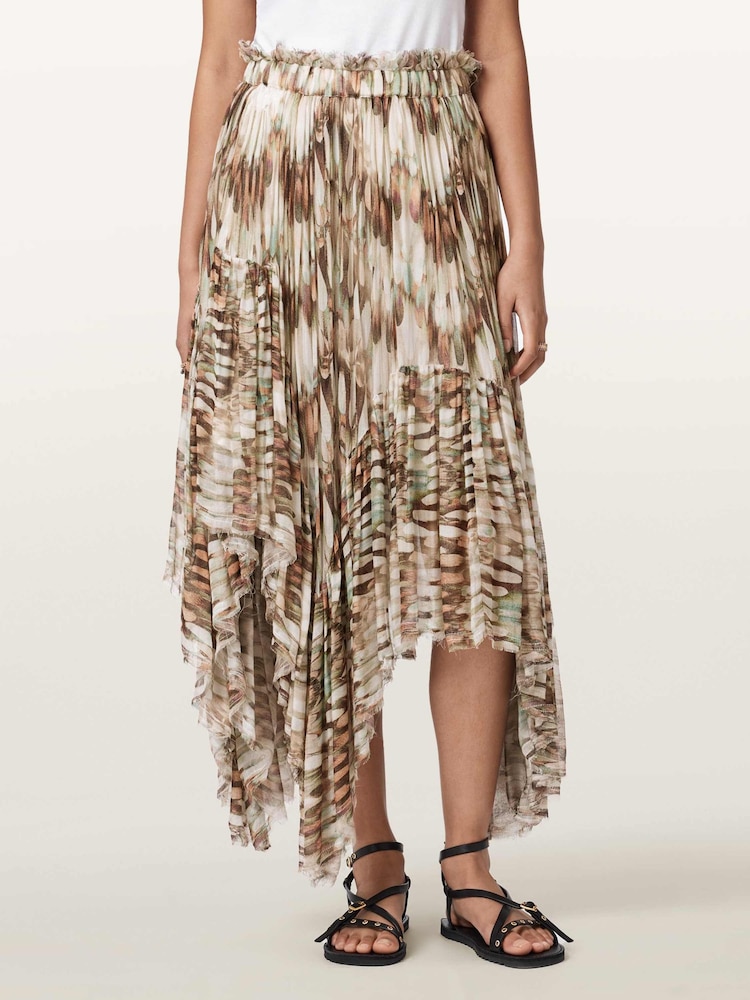 AllSaints Pink Danae Skirt - Image 1 of 6