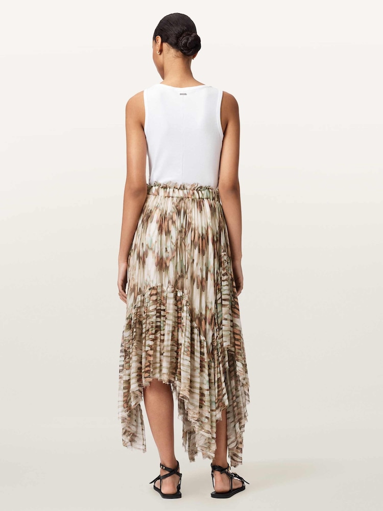 AllSaints Pink Danae Skirt - Image 6 of 6