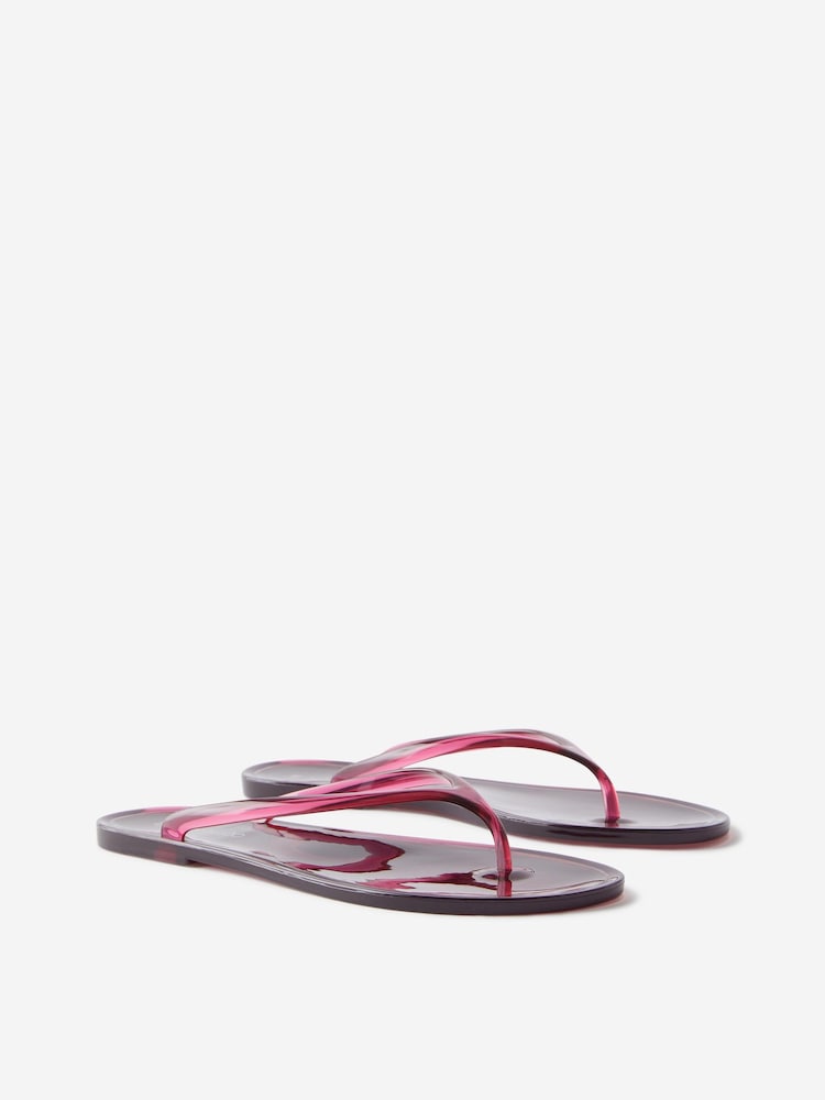 紅色 - Cotton On Blake Jelly Flip Flops - 圖片 2/4