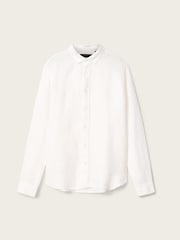 AllSaints White Loom Long Sleeve Shirt - Image 6 of 6
