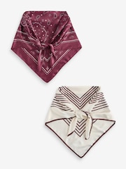 Cotton On Purple Knot Your Everyday Scarfs 2 Pack - Image 1 of 4