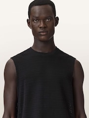 AllSaints Black Cove Crew T-Shirt - Image 4 of 6