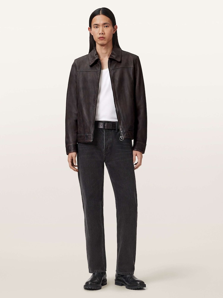 Marrón - AllSaints Alkan Jacket - Imagen 2 de 6