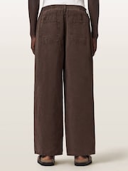 AllSaints Brown Korten Trousers - Image 3 of 6