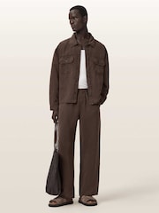 AllSaints Brown Korten Trousers - Image 4 of 6