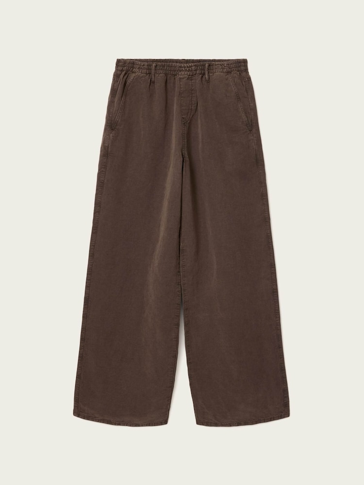 AllSaints Brown Korten Trousers - Image 6 of 6