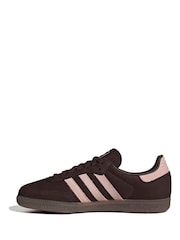 adidas Originals Brown Samba Shoes - Image 2 of 9