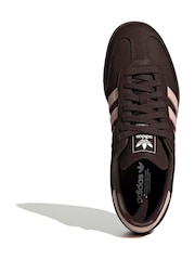 adidas Originals Brown Samba Shoes - Image 6 of 9