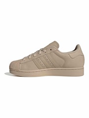 adidas Originals Cream Superstar Shoes - Image 2 of 9