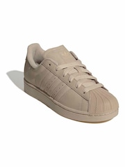 adidas Originals Cream Superstar Shoes - Image 3 of 9