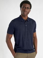Calvin Klein Golf Blue Avondale Polo Shirt - Image 1 of 8