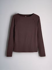 Mehrfarbig - The Set – 3er-Pack weiche Raglan-T-Shirts mit Bootsausschnitt - Bild 3 von 6