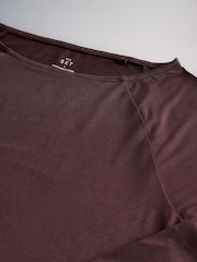 Mehrfarbig - The Set – 3er-Pack weiche Raglan-T-Shirts mit Bootsausschnitt - Bild 5 von 6