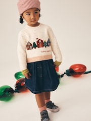 Ecru Home Sweet Home - Рождественский джемпер (3mths-7yrs) - Изображение 1 7