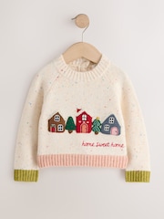 Ecru Home Sweet Home - Рождественский джемпер (3mths-7yrs) - Изображение 4 7