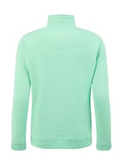 Weird Fish Green Avery 1/4 Zip Sweat Top - Image 6 of 6
