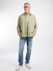 Weird Fish Bear Workwear Twill Overshirt - Εικόνα 3 από 9