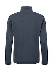 Weird Fish Navy Avery 1/4 Zip Sweat Top - Image 6 of 6
