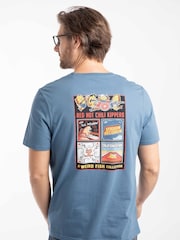 Weird Fish Blue Chili Kippers Back Print Artist T-Shirt - Image 1 of 6