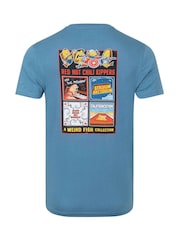 Weird Fish Blue Chili Kippers Back Print Artist T-Shirt - Image 5 of 6