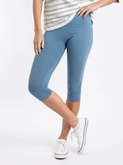 Weird Fish Blue Blondie Cropped Leggings - Image 1 of 6